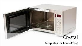  Presentation with farm to table - Cool new slides with microwave oven on the table backdrop and a white colored foreground