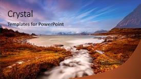  Presentation with beautiful spanish landscape costa blanca - Beautiful theme featuring magnificent - beautiful landscape of lofoten amazing backdrop and a light blue colored foreground