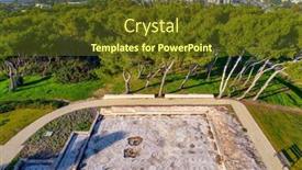  Presentation with ancient roman - Presentation design having magnificent-ancient-mosaics background and a tawny brown colored foreground