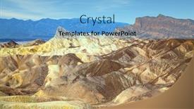  Presentation with erosion - Slide set with magnificent-erosion-landscape-of-various background and a light blue colored foreground