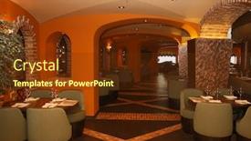  Presentation with cruise ship - Slides enhanced with magnificent-interiors-on-cruise background and a tawny brown colored foreground