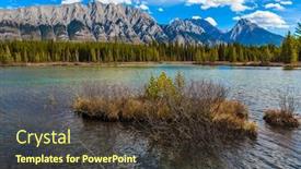  Presentation with forests - Audience pleasing PPT theme consisting of magnificent-mountain-lake-with-emerald backdrop and a tawny brown colored foreground