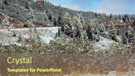  Presentation with spruce - Audience pleasing slides consisting of magnificent-panorama-of-giau-pass backdrop and a violet colored foreground