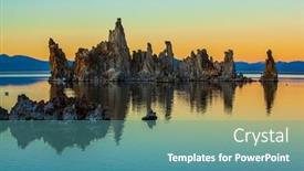  Presentation with rise - Colorful PPT layouts enhanced with magnificent-reflections-of-tuff-outliers backdrop and a teal colored foreground