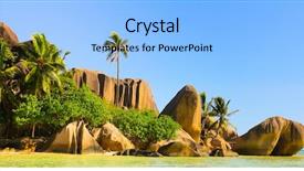  Presentation with open source intelligence - Amazing PPT layouts having magnificent seychelles anse source d'argent backdrop and a light blue colored foreground