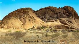  Presentation with stone - Presentation enhanced with magnificent-stone-red-orange-remains background and a  colored foreground