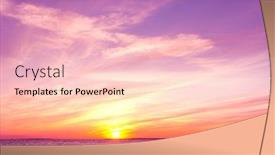  Presentation with illumination - Presentation design with magnificent-view-bright-illumination background and a lemonade colored foreground