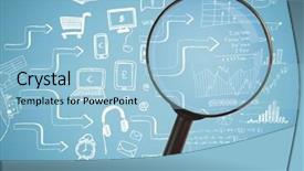  Presentation with digital finance - Amazing slide deck having  backdrop and a  colored foreground