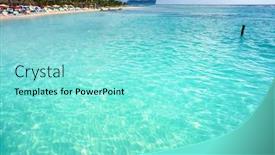  Presentation with maya - Amazing PPT theme having mahahual-caribbean-beach-in-costa backdrop and a arctic colored foreground