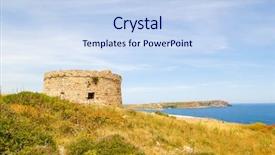  Presentation with fort - Audience pleasing theme consisting of mahon - torre d en penjat uncared backdrop and a  colored foreground