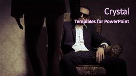  Presentation with standing sitting - Beautiful slides featuring maifa - young and elegant man sitting backdrop and a wine colored foreground