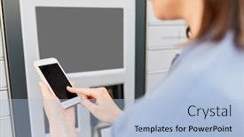  Presentation with touch screen - Audience pleasing PPT layouts consisting of mail-delivery-and-post-service backdrop and a light blue colored foreground