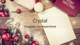  Presentation with gifts - Audience pleasing PPT layouts consisting of mailing list - letter to santa claus christmas backdrop and a lemonade colored foreground