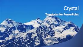  Presentation with sunset - Presentation design having main caucasian ridge at sunset background and a  colored foreground