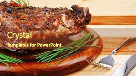  Presentation with ribs - Beautiful presentation design featuring  backdrop and a  colored foreground