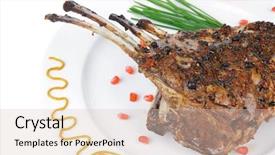  Presentation with ribs - Amazing presentation having  backdrop and a  colored foreground