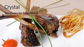  Presentation with ribs - Presentation theme with  background and a  colored foreground