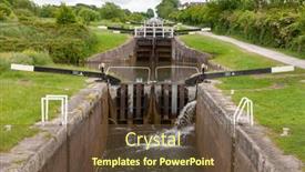  Presentation with flight - Slide deck featuring main-flight-of-16-locks background and a tawny brown colored foreground