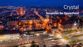  Presentation with poland - Slide deck featuring main-town-of-gdansk background and a  colored foreground