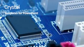  Presentation with computer components - Cool new theme with group of homemade cookies and a cup of warm cacao drink on a white background backdrop and a white colored foreground