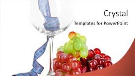  Presentation with alcoholic beverages - Amazing PPT theme having maintain food - caloric alcoholic beverages backdrop and a white colored foreground