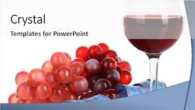  Presentation with maintain - Beautiful presentation theme featuring maintain food - glass of wine and measuring backdrop and a white colored foreground