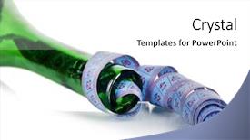  Presentation with maintain - Amazing presentation having maintain food - wine bottle and measuring tape backdrop and a  colored foreground