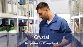  Presentation with mechanic car service repair maintenance - Cool new theme with maintenance and people concept - auto backdrop and a ocean colored foreground