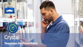  Presentation with mechanic car service repair maintenance - PPT layouts enhanced with maintenance and people concept - auto background and a ocean colored foreground