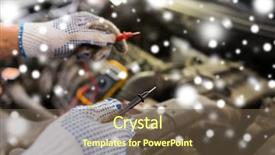  Presentation with mechanic car service repair maintenance - Amazing presentation design having maintenance and people concept - auto backdrop and a  colored foreground