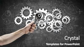  Presentation with maintenance - PPT layouts with maintenance planning - close up of hand background and a dark gray colored foreground