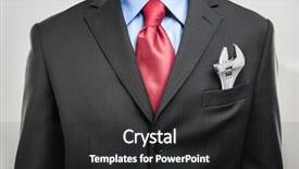  Presentation with maintenance - Audience pleasing PPT layouts consisting of maintenance planning scheduling - businessman keeping an adjustable wrench backdrop and a  colored foreground