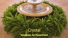  Presentation with gardens - Colorful PPT theme enhanced with majestic-architectural-ensemble-in-bahai backdrop and a tawny brown colored foreground