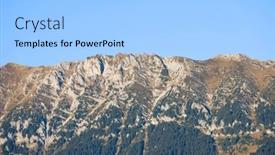  Presentation with transylvania - PPT theme enhanced with majestic-autumn-scenery-and-colorful background and a light blue colored foreground