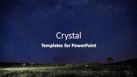 Presentation with cosmic - Presentation consisting of majestic-bright-starry-sky-over background and a navy blue colored foreground