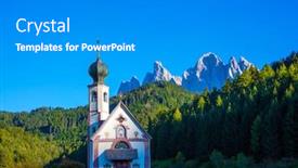  Presentation with powerful - PPT layouts having majestic-dolomites-powerful-mountain-peaks background and a gray colored foreground