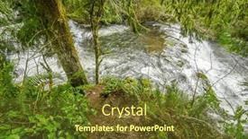  Presentation with america canada - Theme with majestic-mountain-creek-with-rocky background and a tawny brown colored foreground