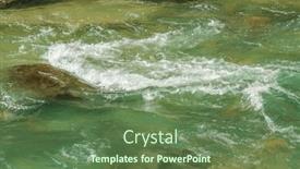  Presentation with america canada - Presentation theme consisting of majestic-mountain-creek-with-rocky background and a tawny brown colored foreground