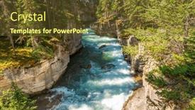 Presentation with america canada - Presentation with majestic-mountain-creek-with-rocky background and a tawny brown colored foreground