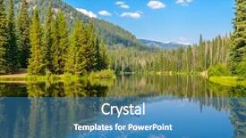  Presentation with british columbia - Slide set consisting of majestic mountain lake in canada lightning lake in manning park in british columbia background and a teal colored foreground