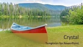  Presentation with british columbia canada - Slides having majestic mountain lake in canada lightning lake in manning park in british columbia lake trail view background and a yellow colored foreground