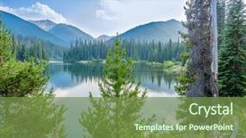  Presentation with british columbia - Theme featuring majestic mountain lake in canada lightning lake in manning park in british columbia lake trail view background and a tawny brown colored foreground