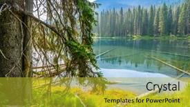  Presentation with british columbia - Slide set enhanced with majestic mountain lake in canada lightning lake in manning park in british columbia lake trail view background and a gold colored foreground