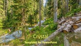  Presentation with british columbia canada - Presentation design consisting of majestic mountain river in canada upper joffre lake trail in british columbia background and a tawny brown colored foreground