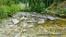  Presentation with british columbia - Cool new slide deck with majestic mountain river in canada manning park lightning lake trail in british columbia backdrop and a yellow colored foreground