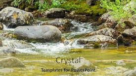  Presentation with british columbia canada - PPT theme enhanced with majestic mountain river in canada manning park lightning lake trail in british columbia background and a yellow colored foreground