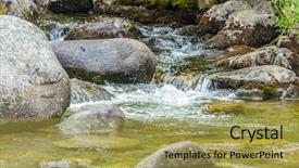  Presentation with british columbia canada - Audience pleasing slides consisting of majestic mountain river in canada manning park lightning lake trail in british columbia backdrop and a yellow colored foreground