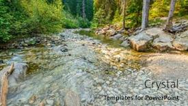  Presentation with british columbia - Theme featuring majestic mountain river in canada manning park lightning lake trail in british columbia background and a light gray colored foreground