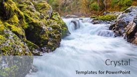  Presentation with river - PPT theme enhanced with majestic-mountain-river-in-long background and a light blue colored foreground