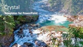  Presentation with vancouver - Presentation design with majestic-mountain-river-with-mountain background and a teal colored foreground